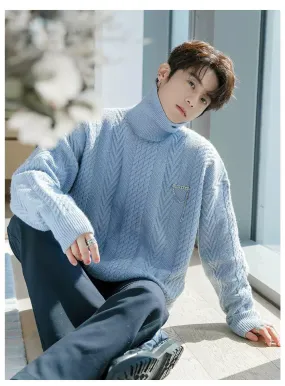 Chuan Cable Knit Cozy Fit Turtleneck