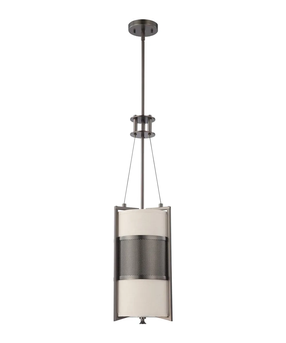 10"W Diesel 1-Light LED Pendant Light Hazel Bronze