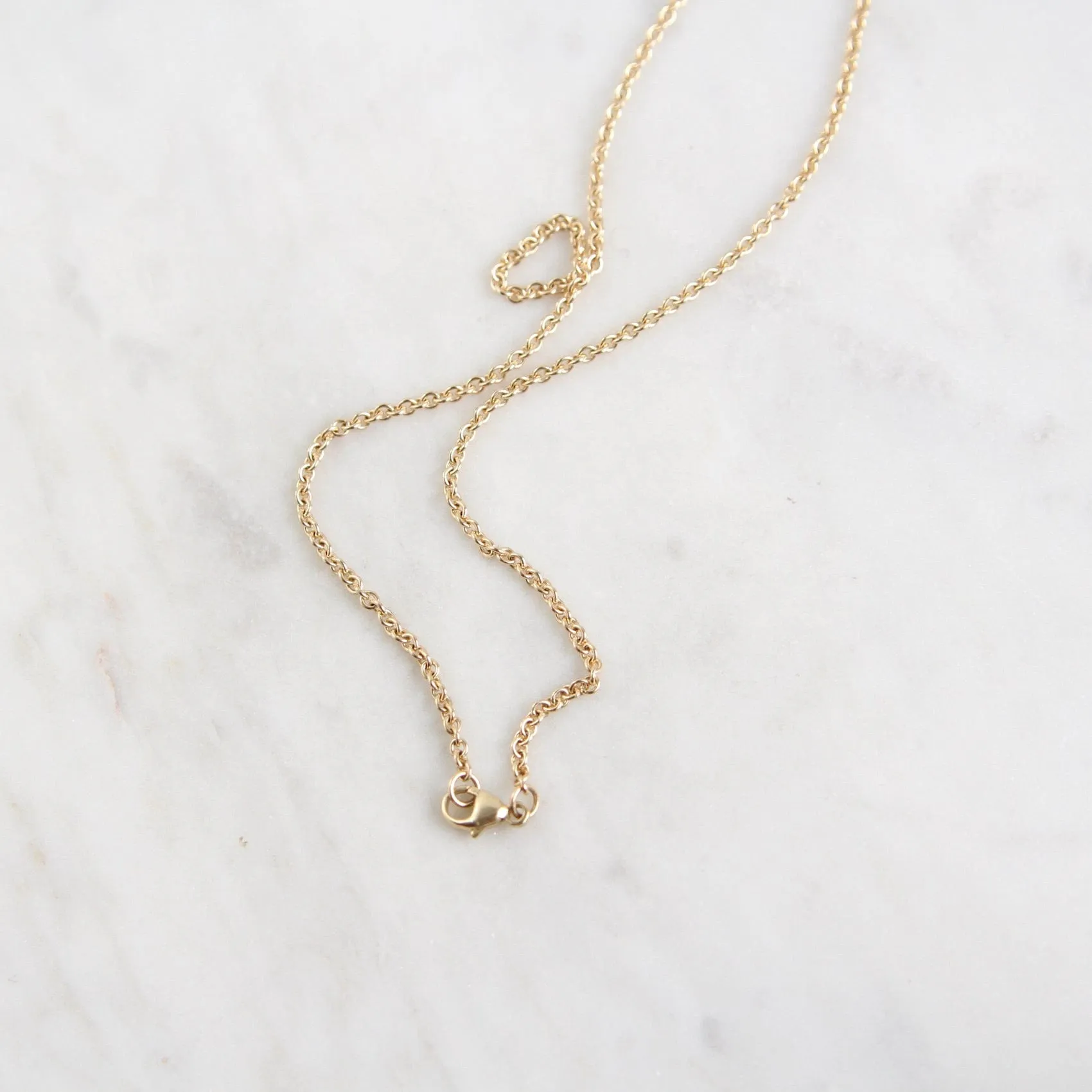 14k Yellow Gold Chain ~ 17" 2mm