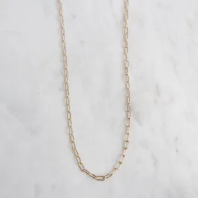 14k Yellow Gold Link Chain ~ 18" 2.6mm