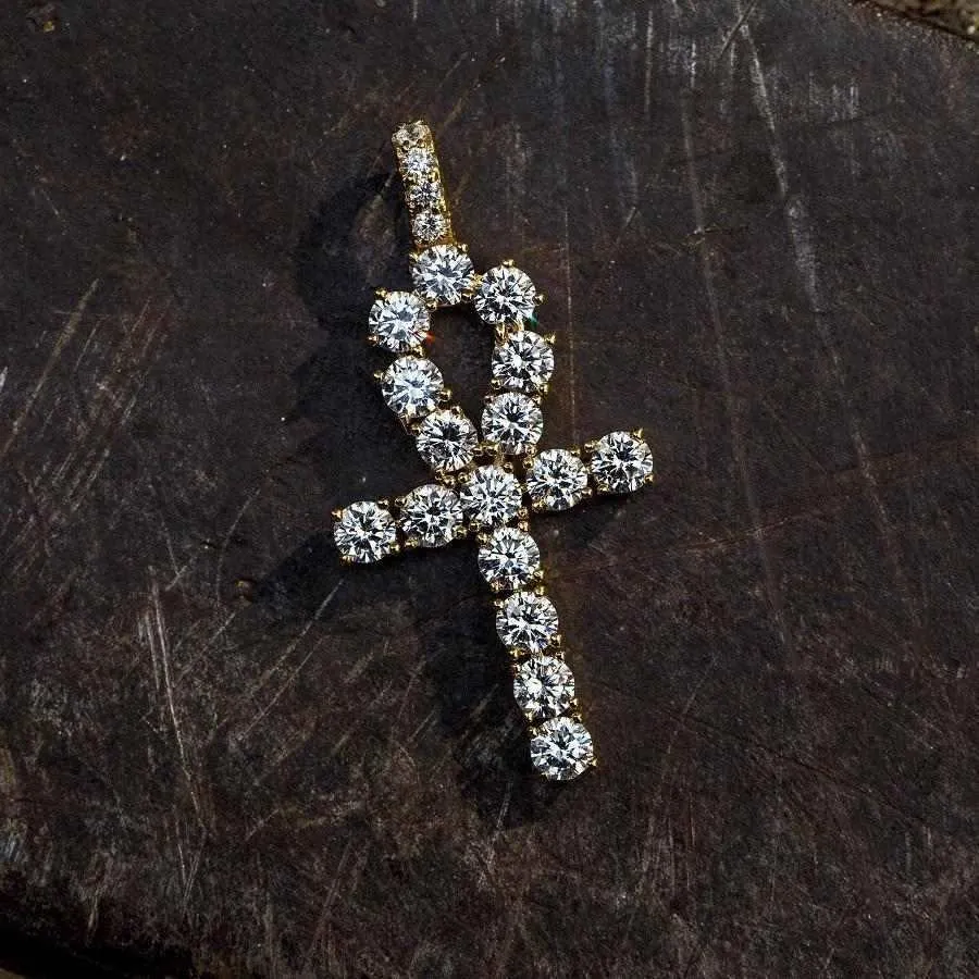 18k Vermeil Ankh Cross