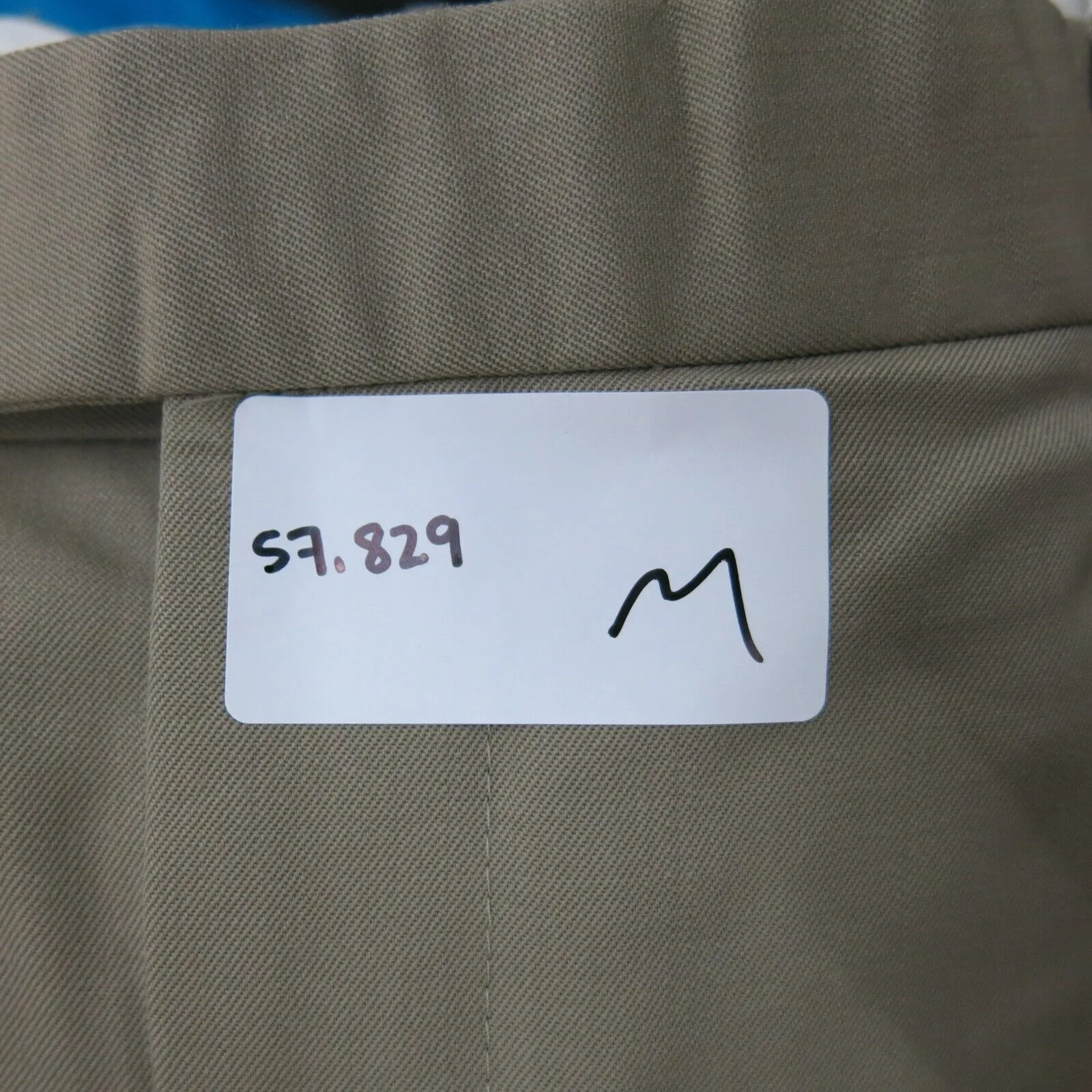 346 Brooks Brothers Men Dress Pant High Rise 100% Wool Pockets Beige W38XL32