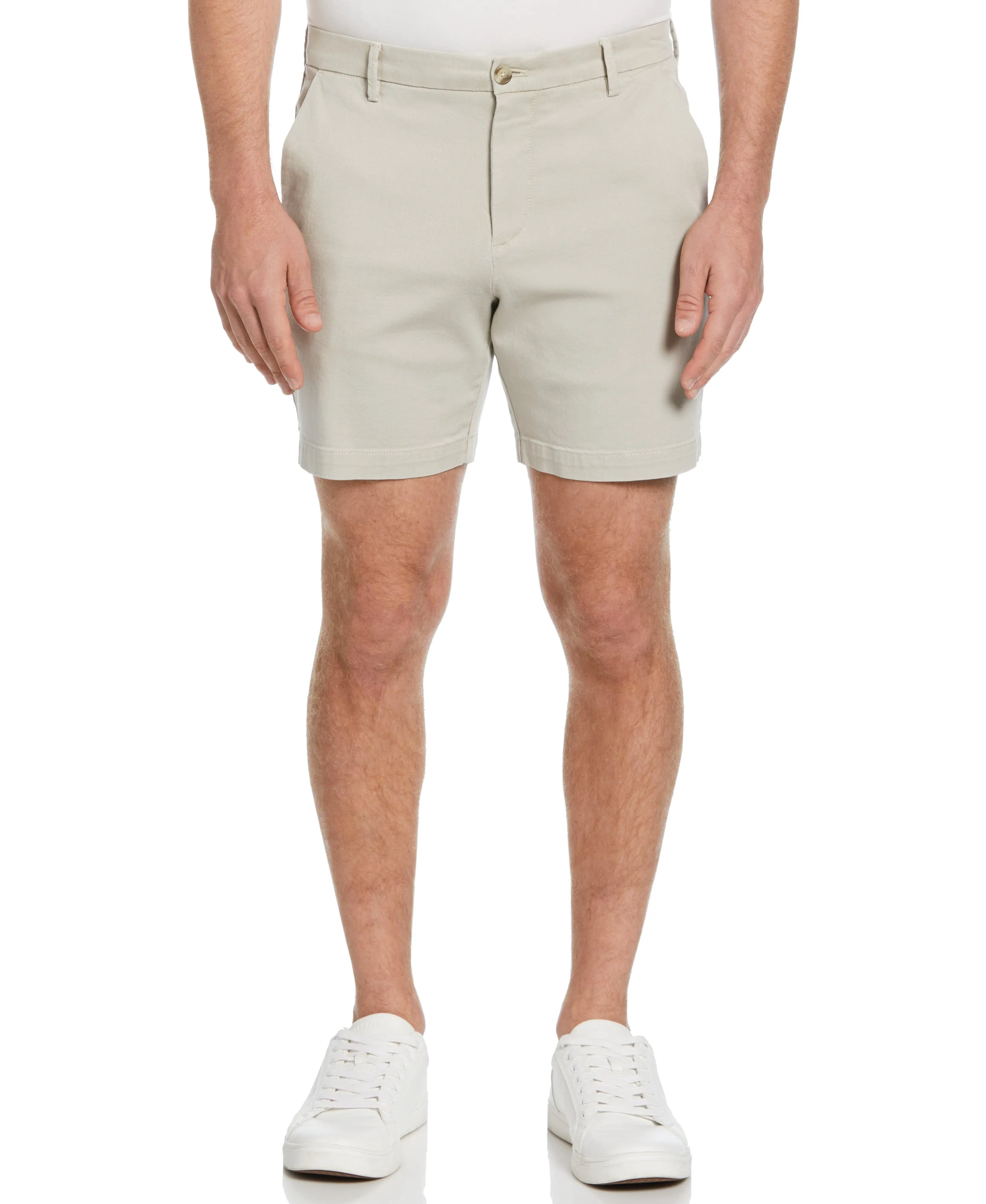 7" Stretch Dyed Solid Twill Short