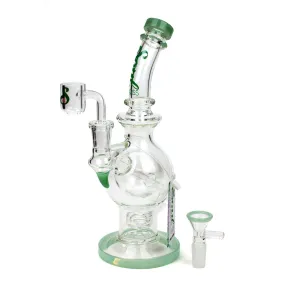 9.5" SOUL 2-in-1 Double Glass Sphere Recycler