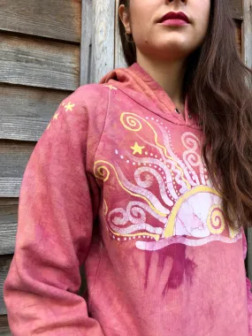 A Day At The Beach - Organic Cotton Batikwalla Hoodie