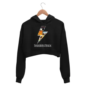 AC/DC Crop Hoodie - Thunderstruck