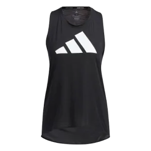 Adidas 3 Stripe Logo Tank Top - Womens - Black