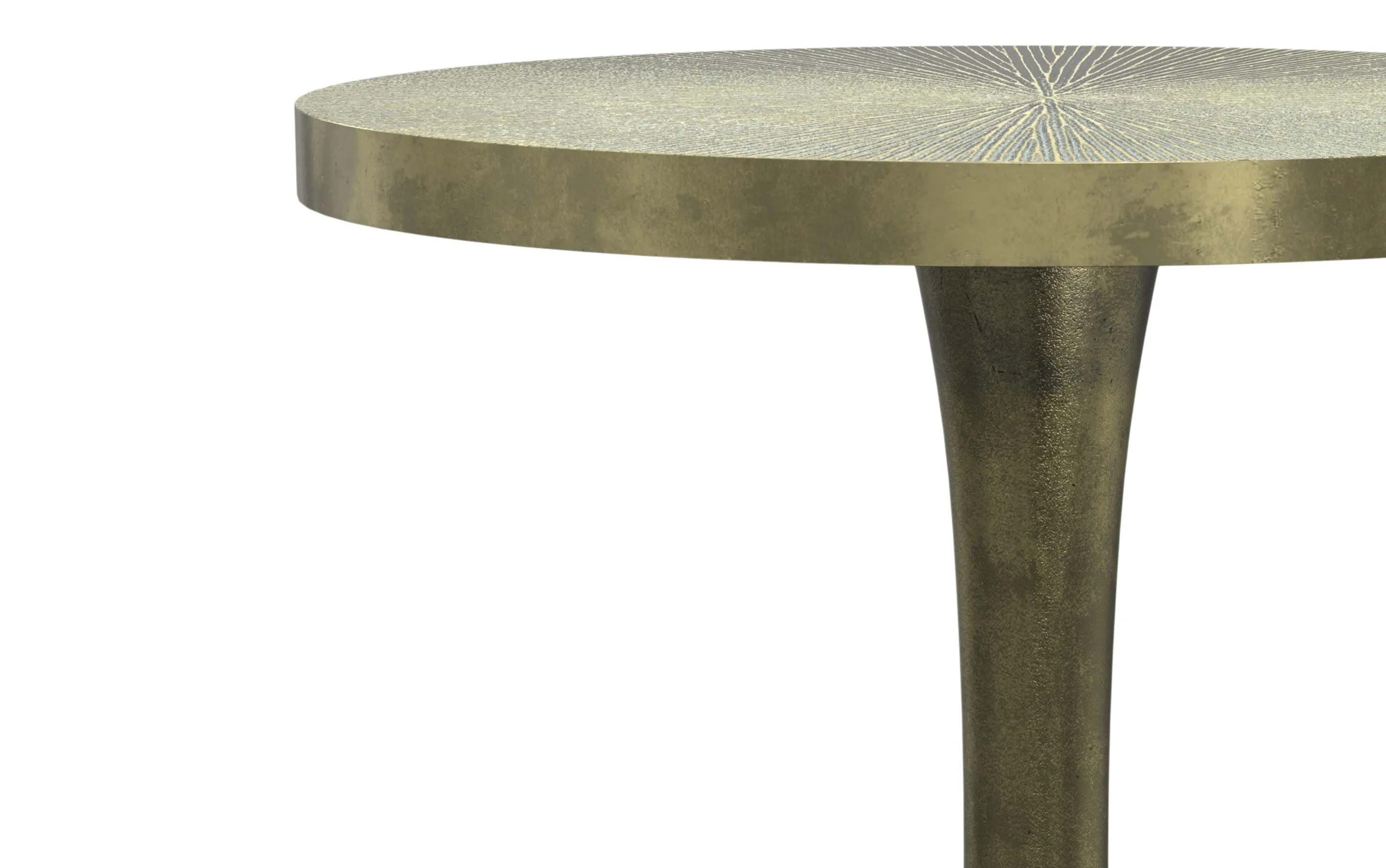 Amalie Cast Aluminum Side Table