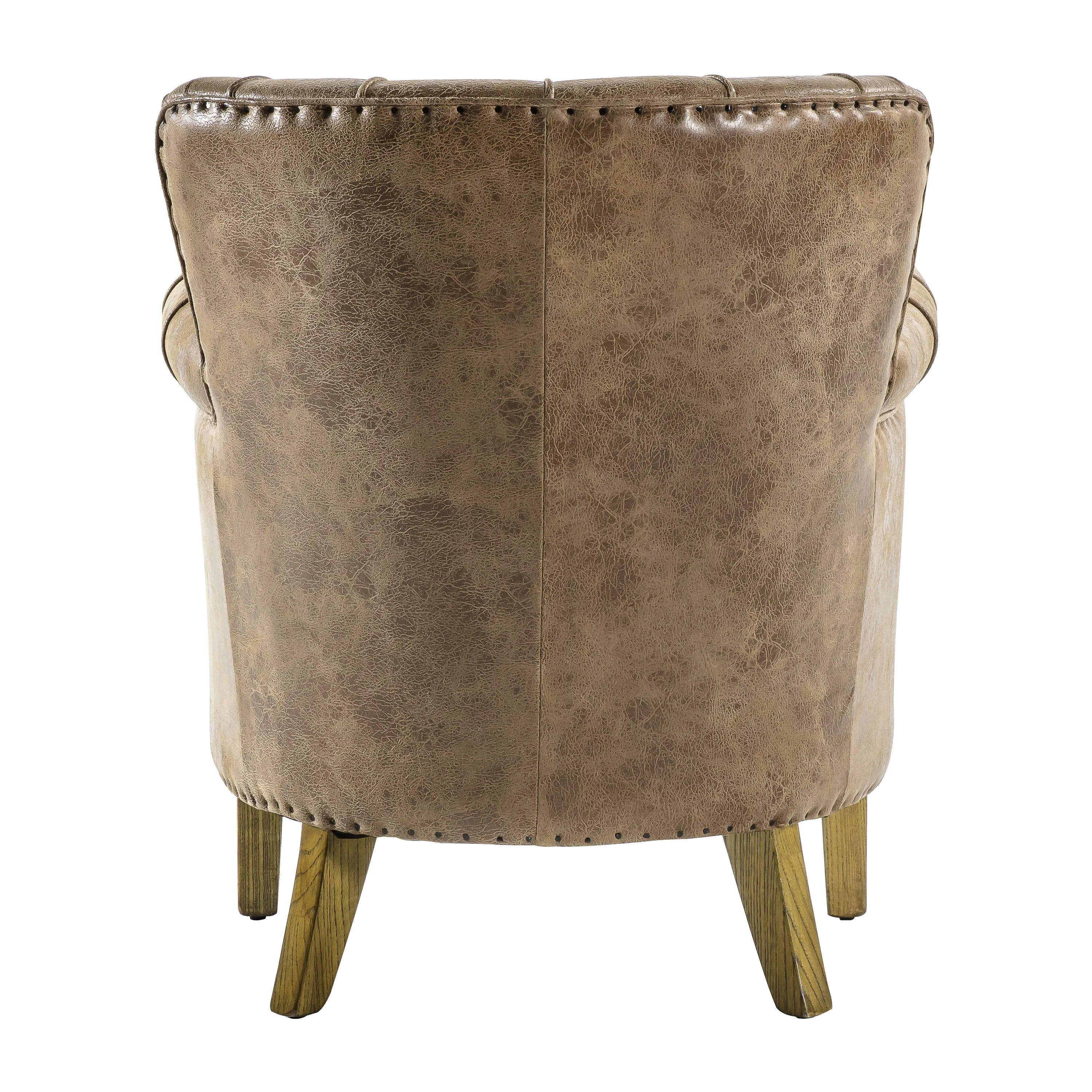 Amos Hickman Armchair Brown Leather