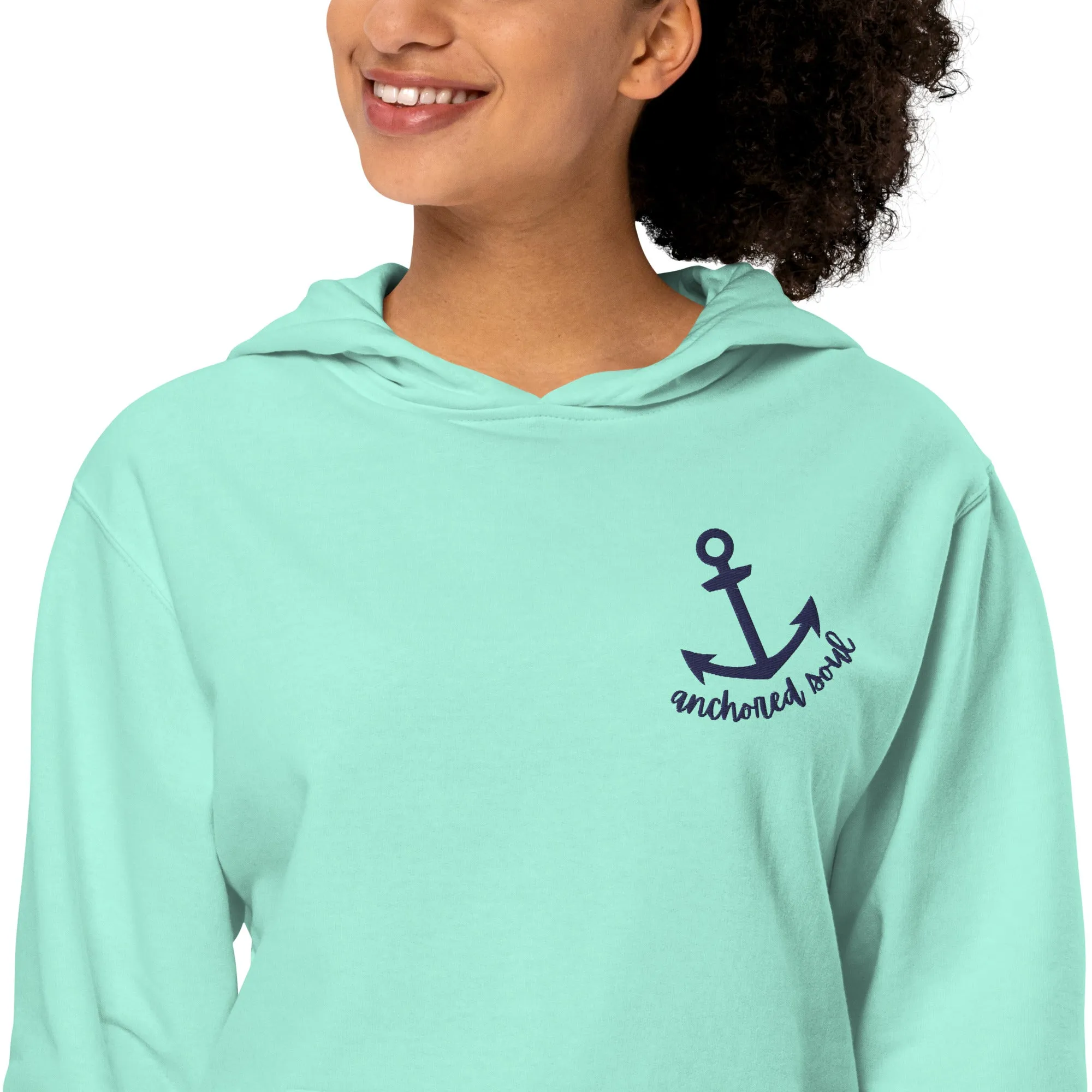 Anchored Soul Embroidered Midweight Lake Hoodie