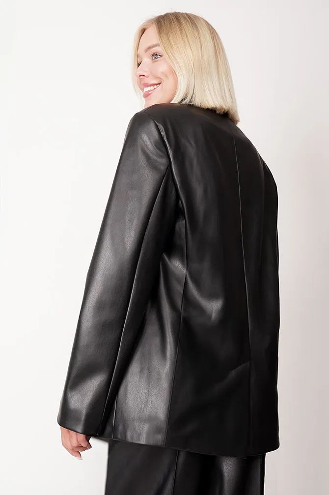 Anti Eco-Leather Jacket Black