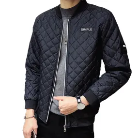 Argyle Diamond Stitching Jacket