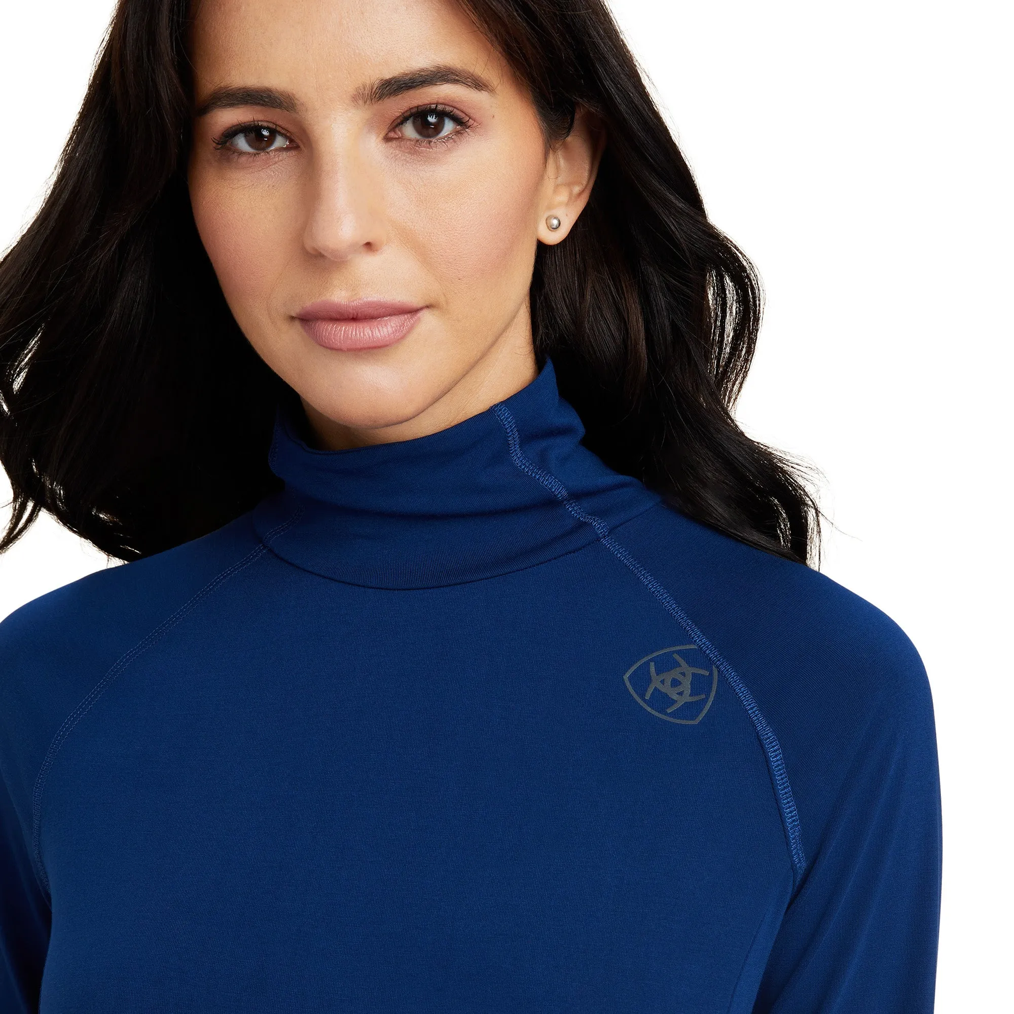 Ariat® Ladies Venture Estate Blue Long Sleeve Baselayer 10041361