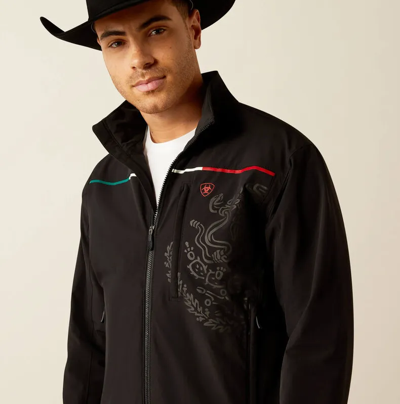 Ariat Men's Black Mexico Pioneer StretchShell Jacket 10054234