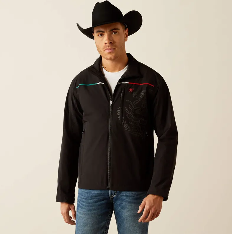 Ariat Men's Black Mexico Pioneer StretchShell Jacket 10054234