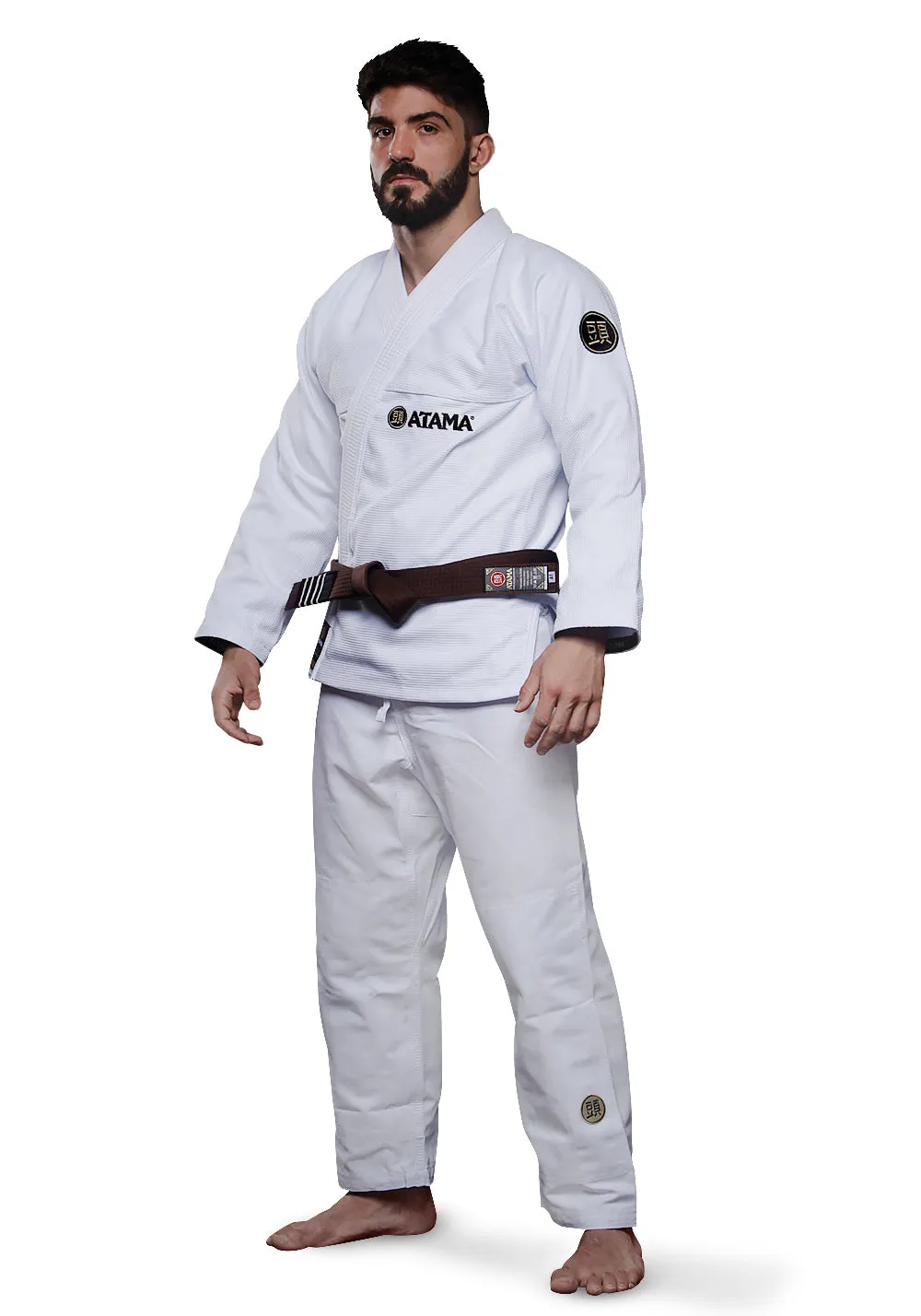 ATAMA WHITE CLASSIC BJJ KIMONO (GI)