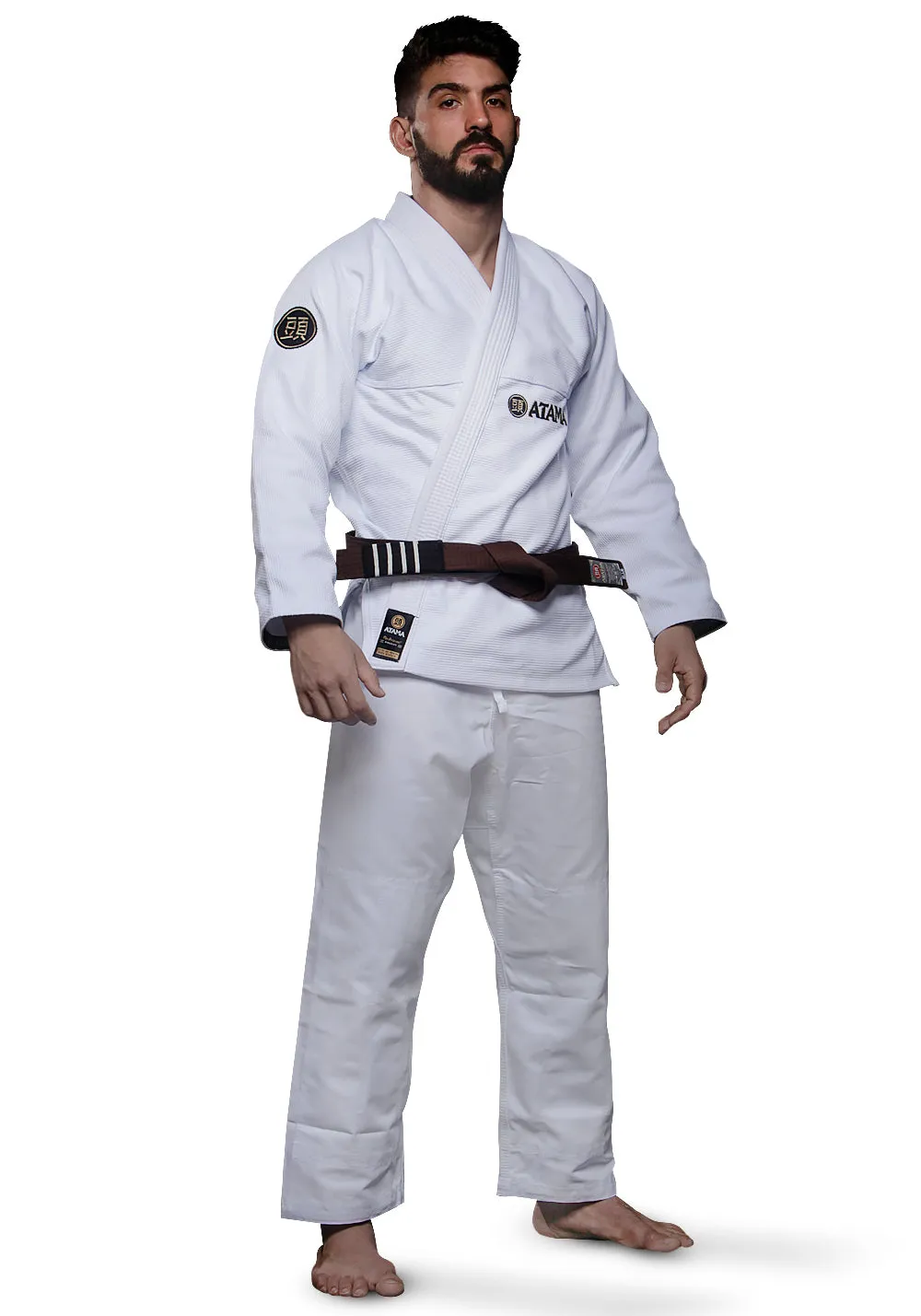 ATAMA WHITE CLASSIC BJJ KIMONO (GI)