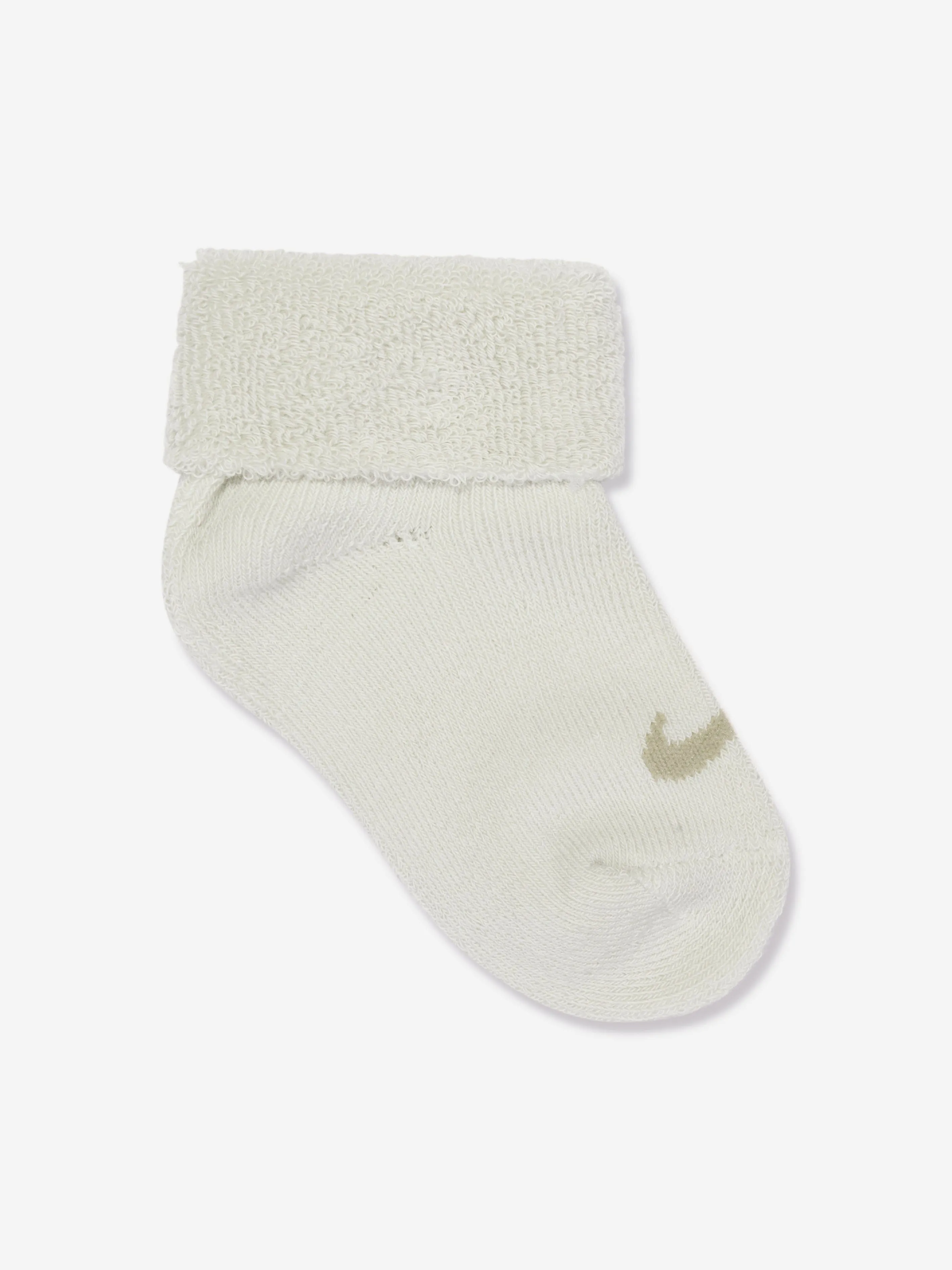 Baby Boys 6 Pack Terry Cuffed Socks Set in Beige