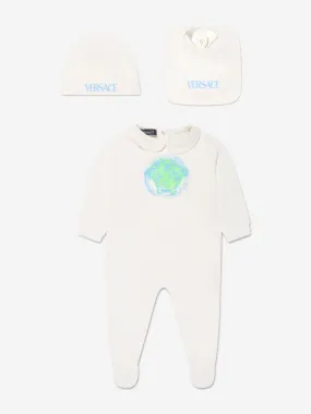 Baby Boys Babygrow Gift Set (3 Piece) in White