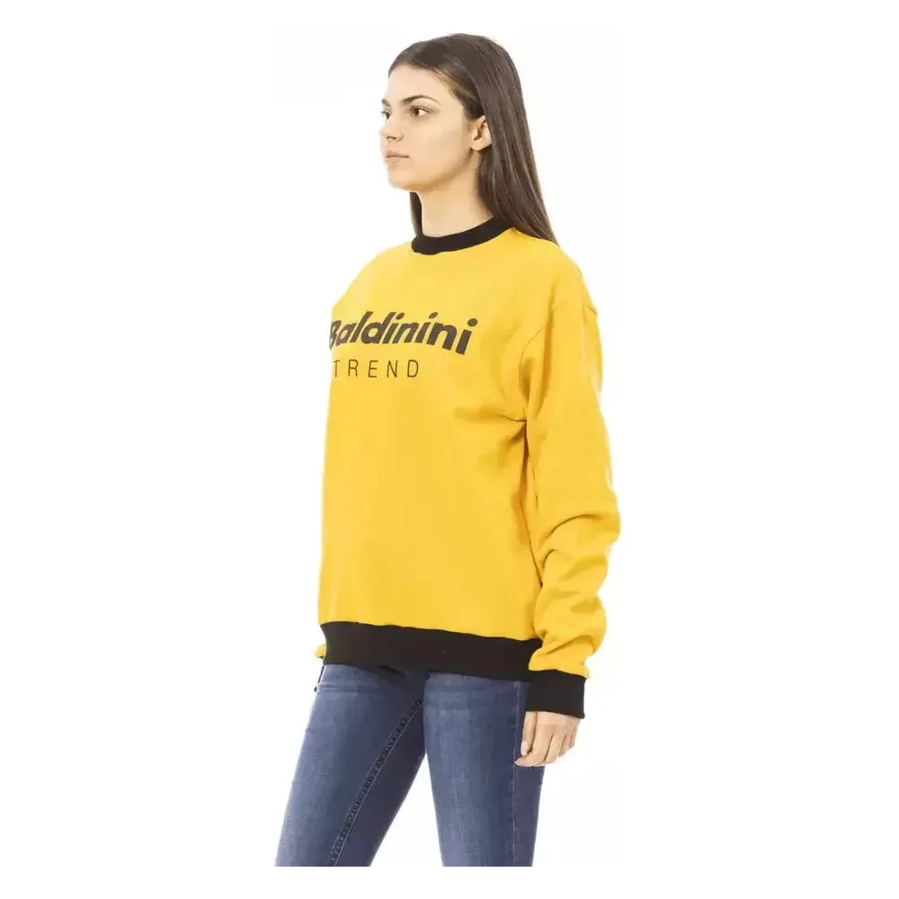 Baldinini Trend Yellow Cotton Women Sweater