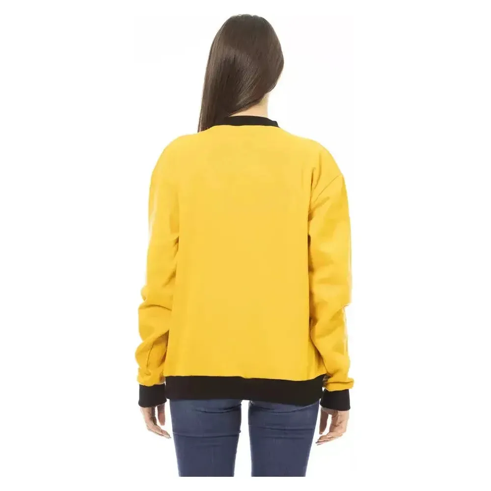 Baldinini Trend Yellow Cotton Women Sweater