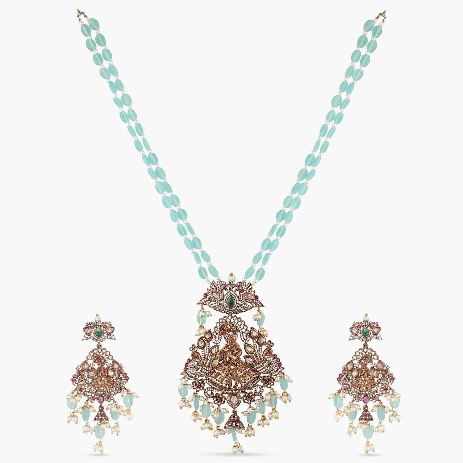 Baline Nakshatra CZ Necklace Set