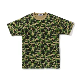 BAPE ABC Camo Ape Head One Point Tee Green