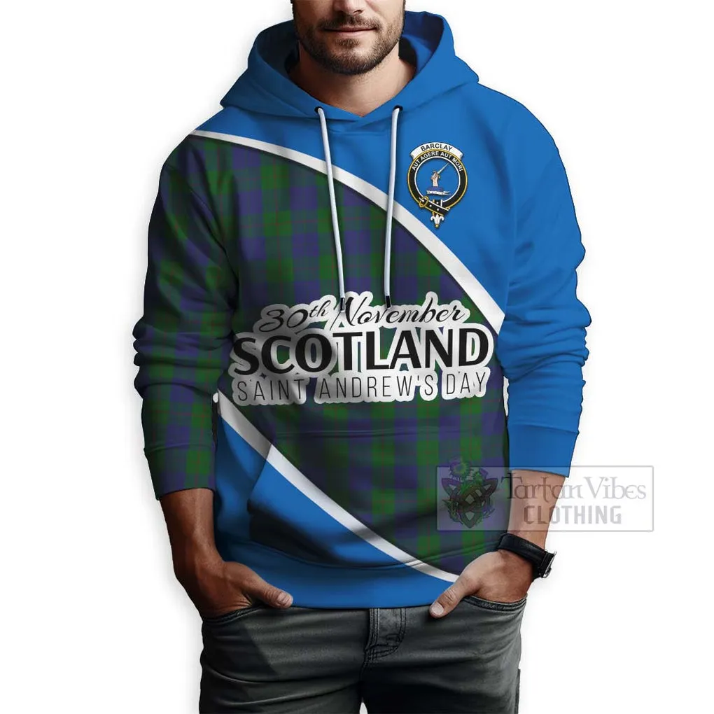 Barclay Family Crest Tartan Hoodie Celebrate Saint Andrew's Day in Style