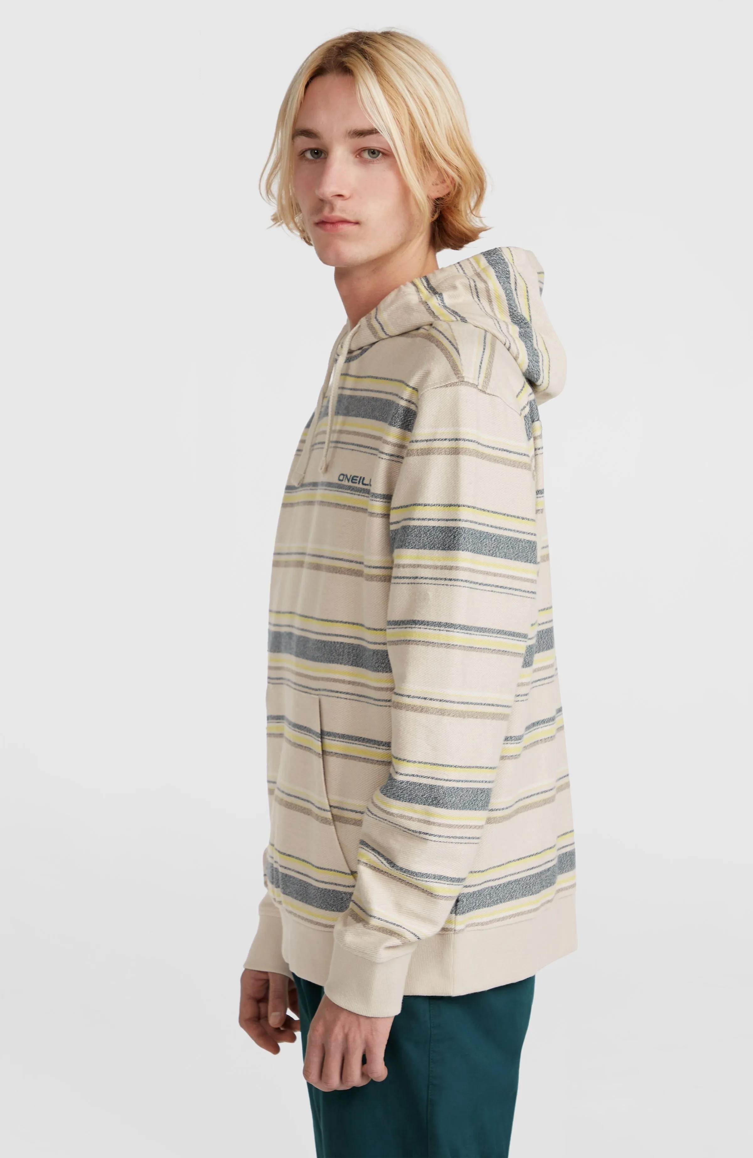 Bavaro Hoodie | Grey Vintage Stripe