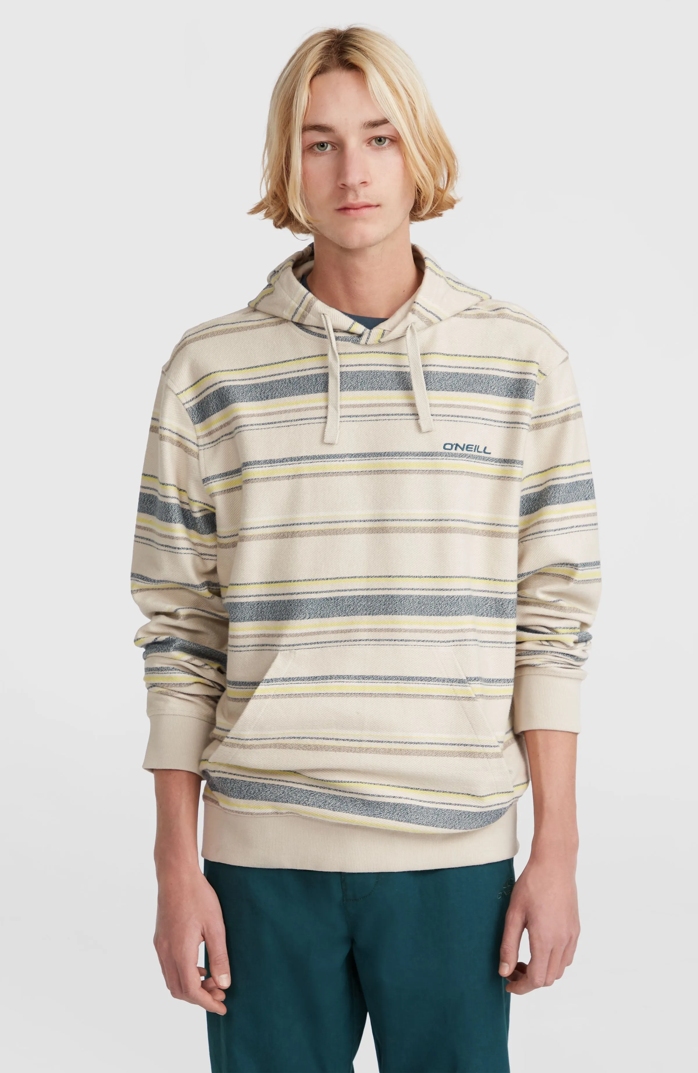 Bavaro Hoodie | Grey Vintage Stripe