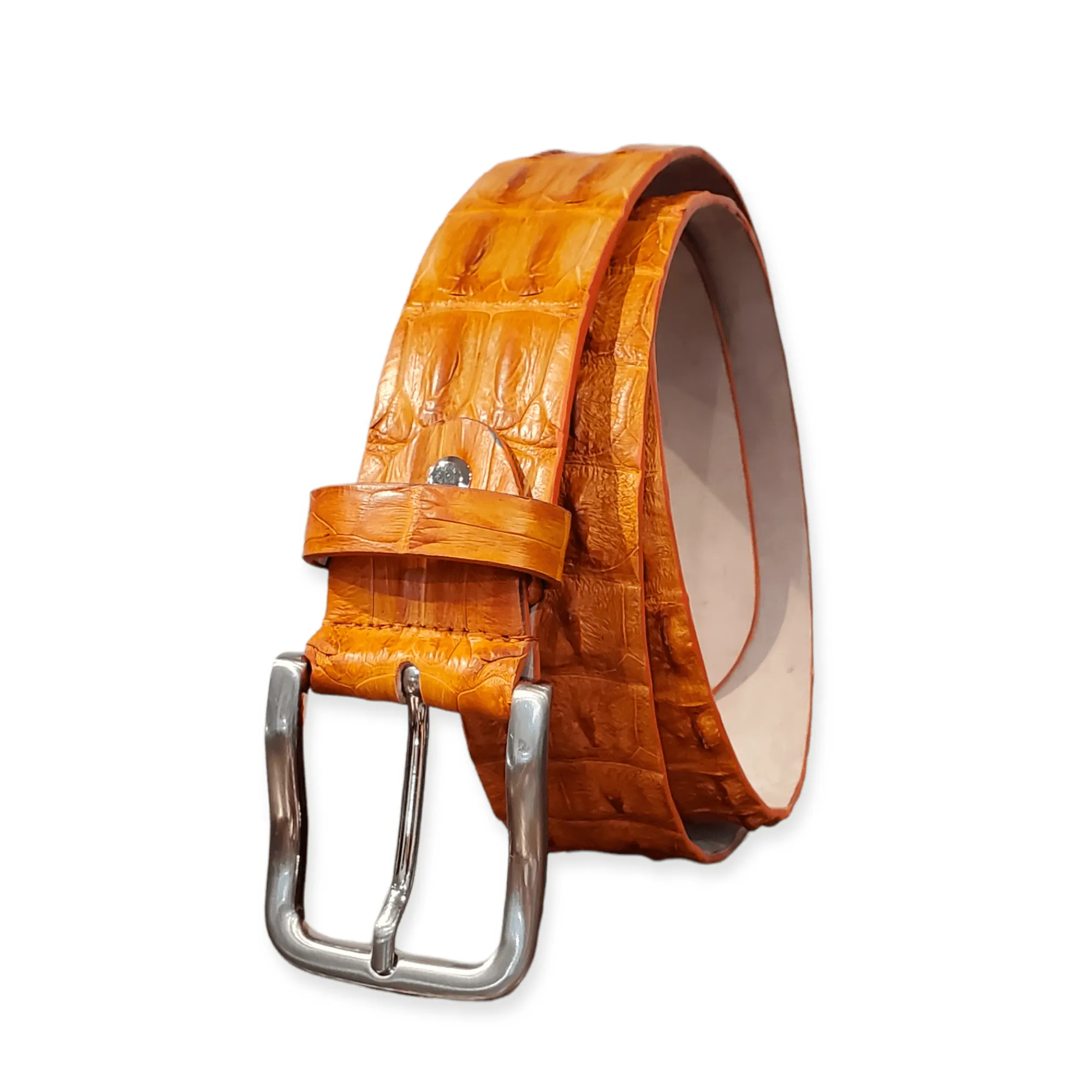 Belt Casual Crocodile Steel Buckle