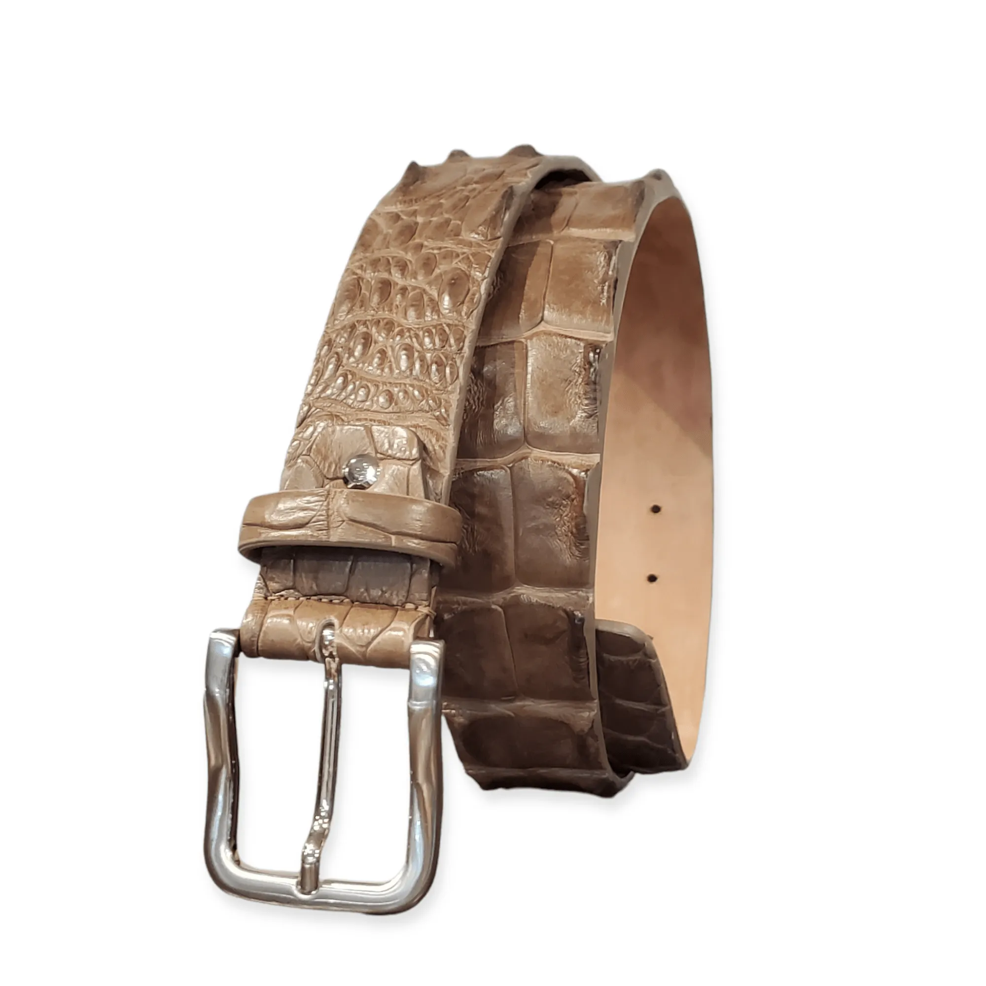 Belt Casual Crocodile Steel Buckle