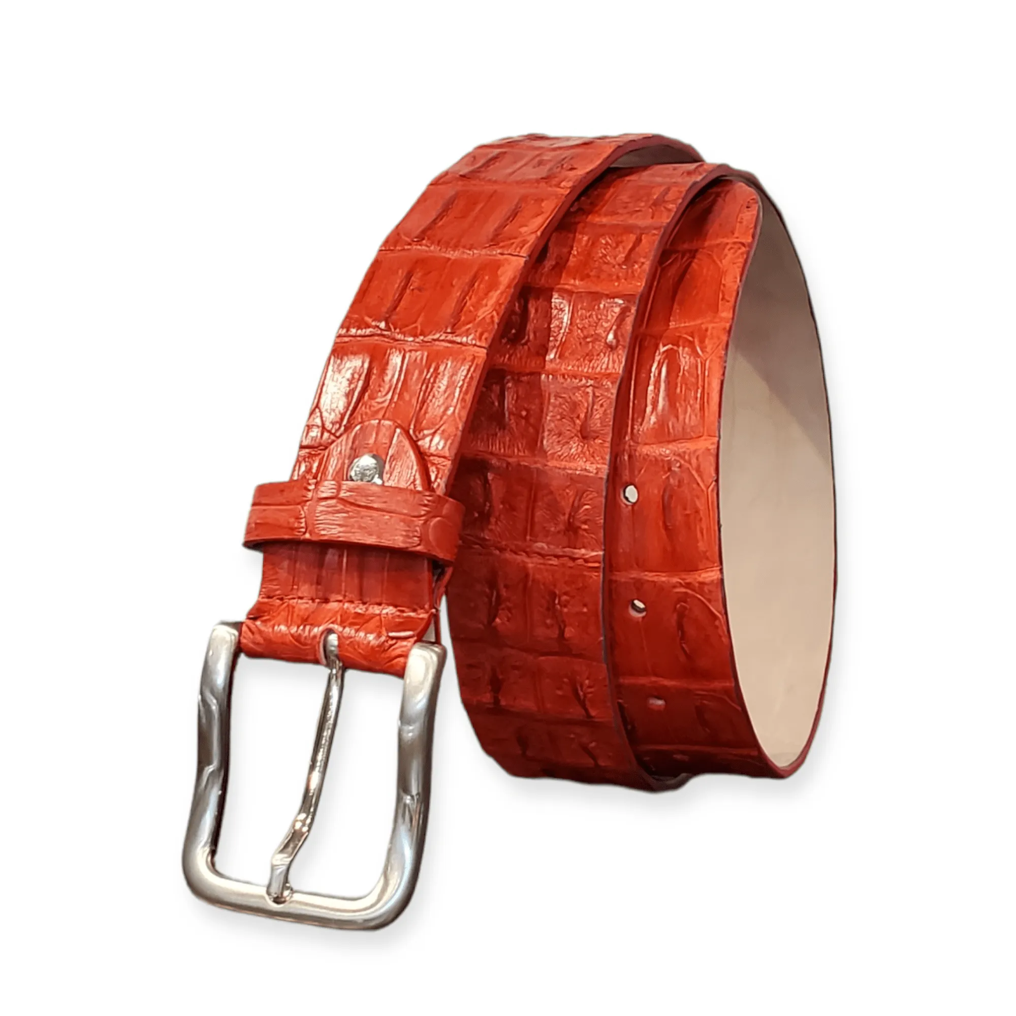 Belt Casual Crocodile Steel Buckle