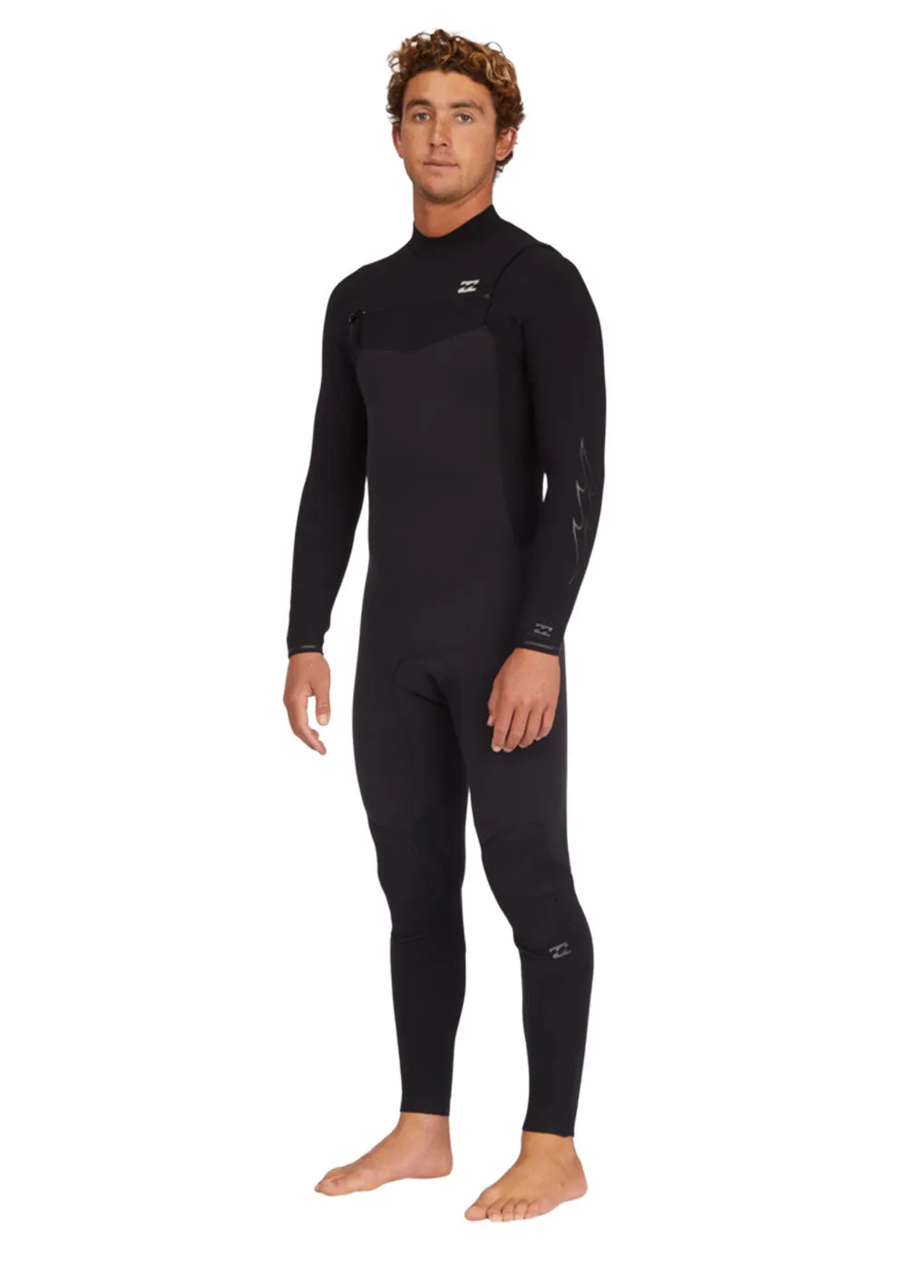 Billabong Mens Revolution 3/2mm Chest Zip Steamer Wetsuit