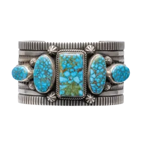 Birdseye Kingman Turquoise Cuff | Albert Jake