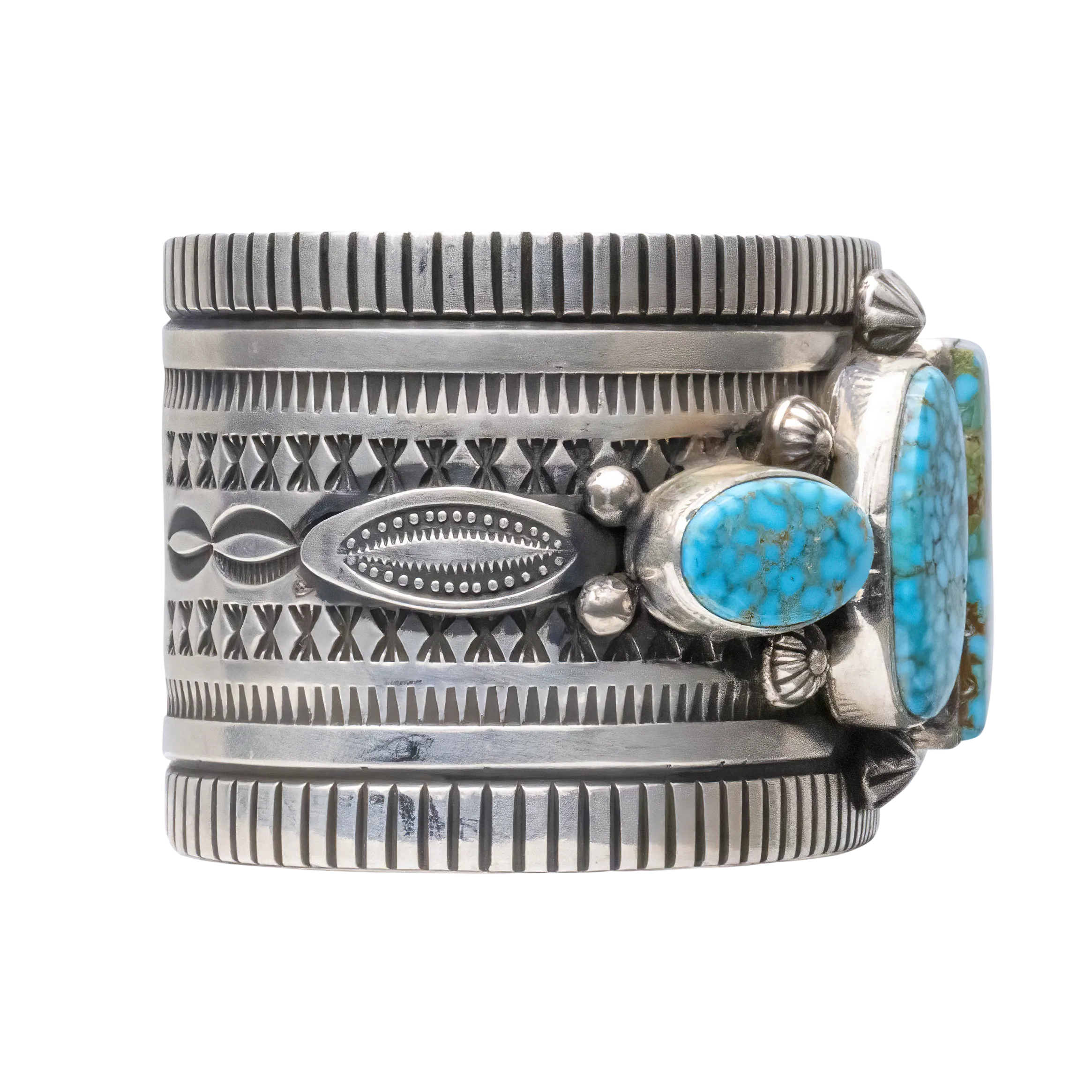 Birdseye Kingman Turquoise Cuff | Albert Jake