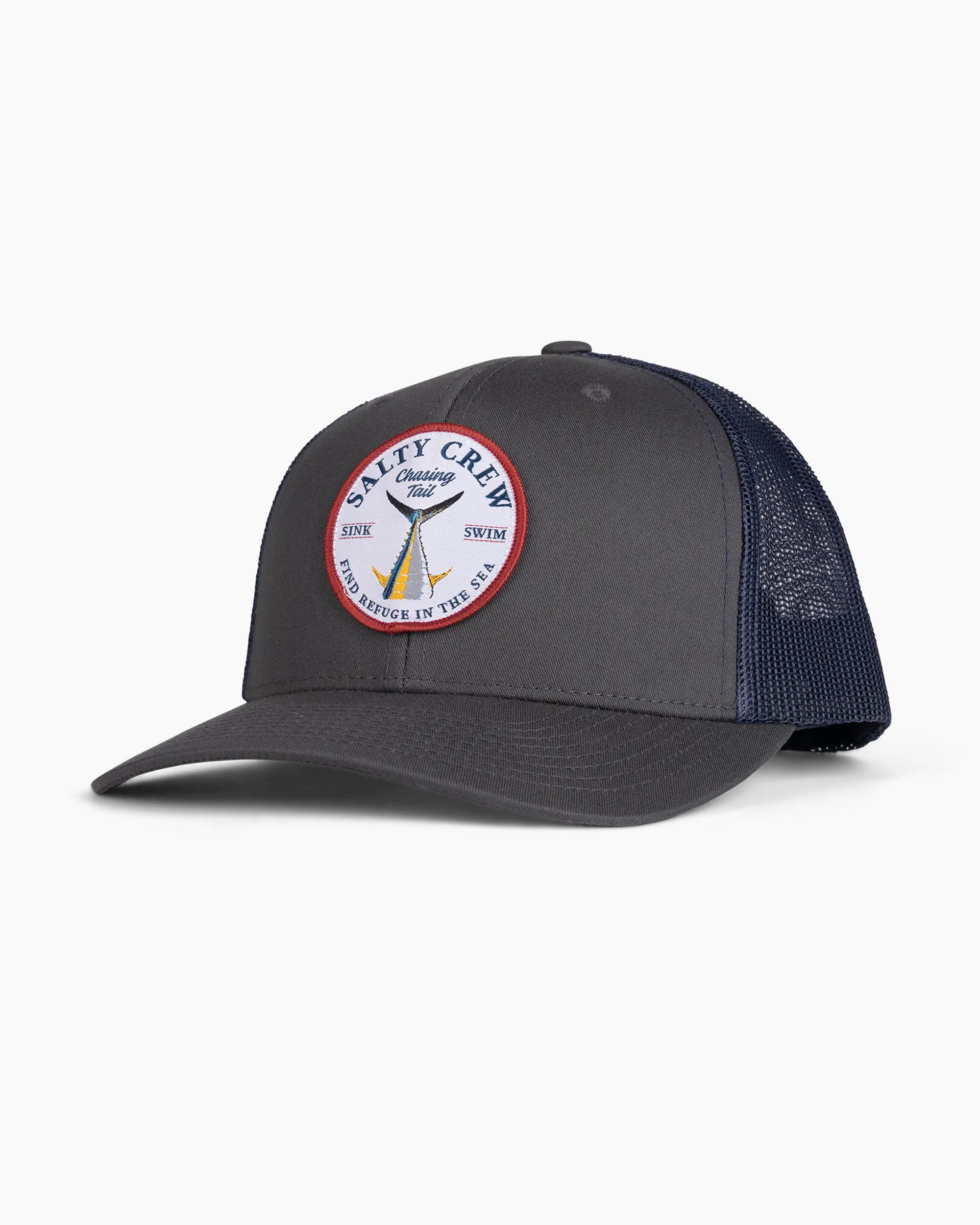 Bottom Dweller Retro Trucker Hat - Charcoal/Navy