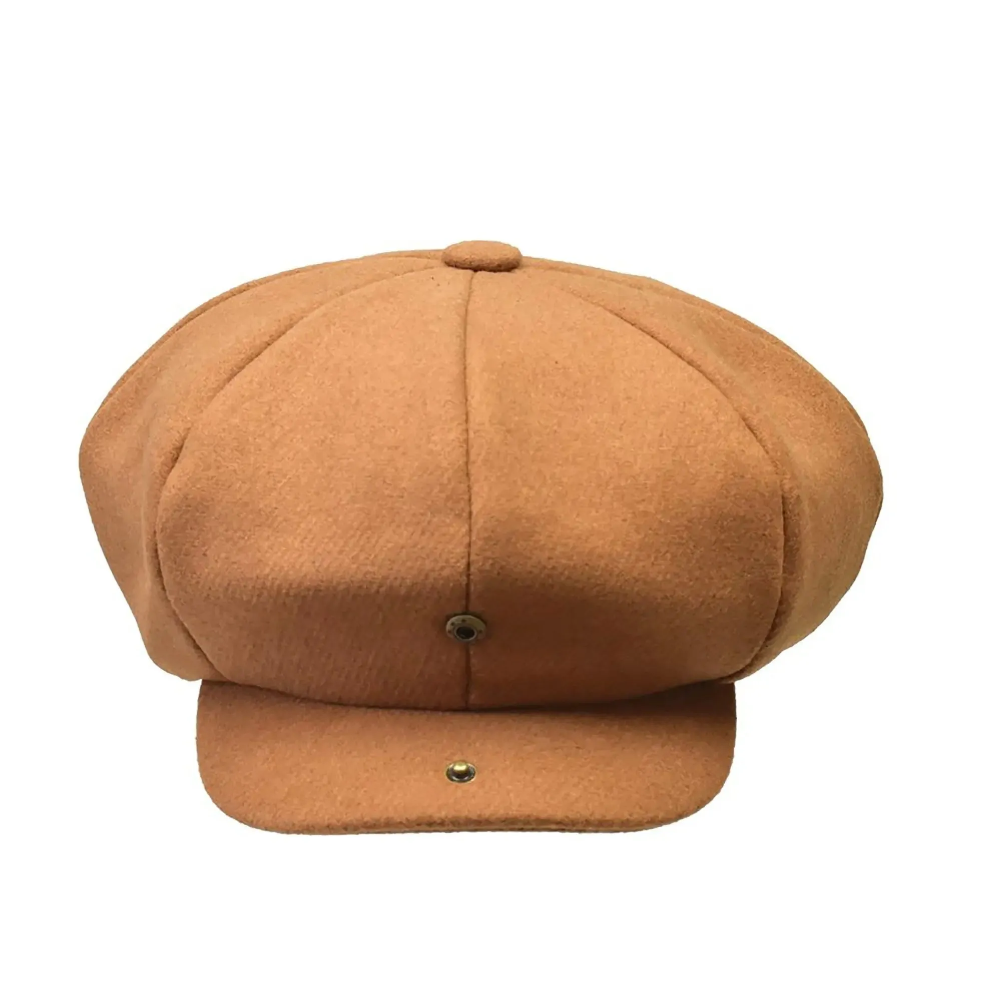 Bruno Capelo Melton Wool Newsboy Cap