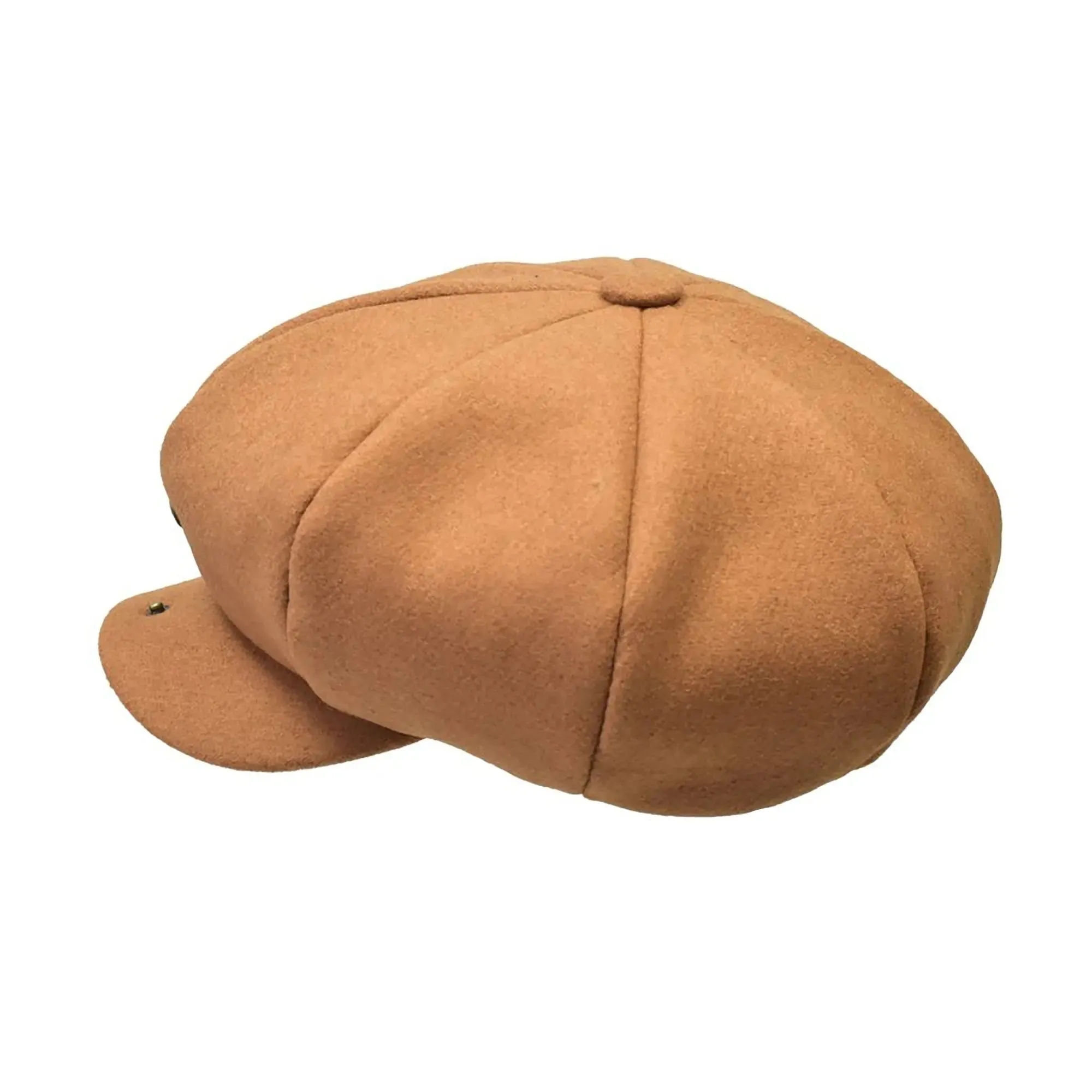 Bruno Capelo Melton Wool Newsboy Cap