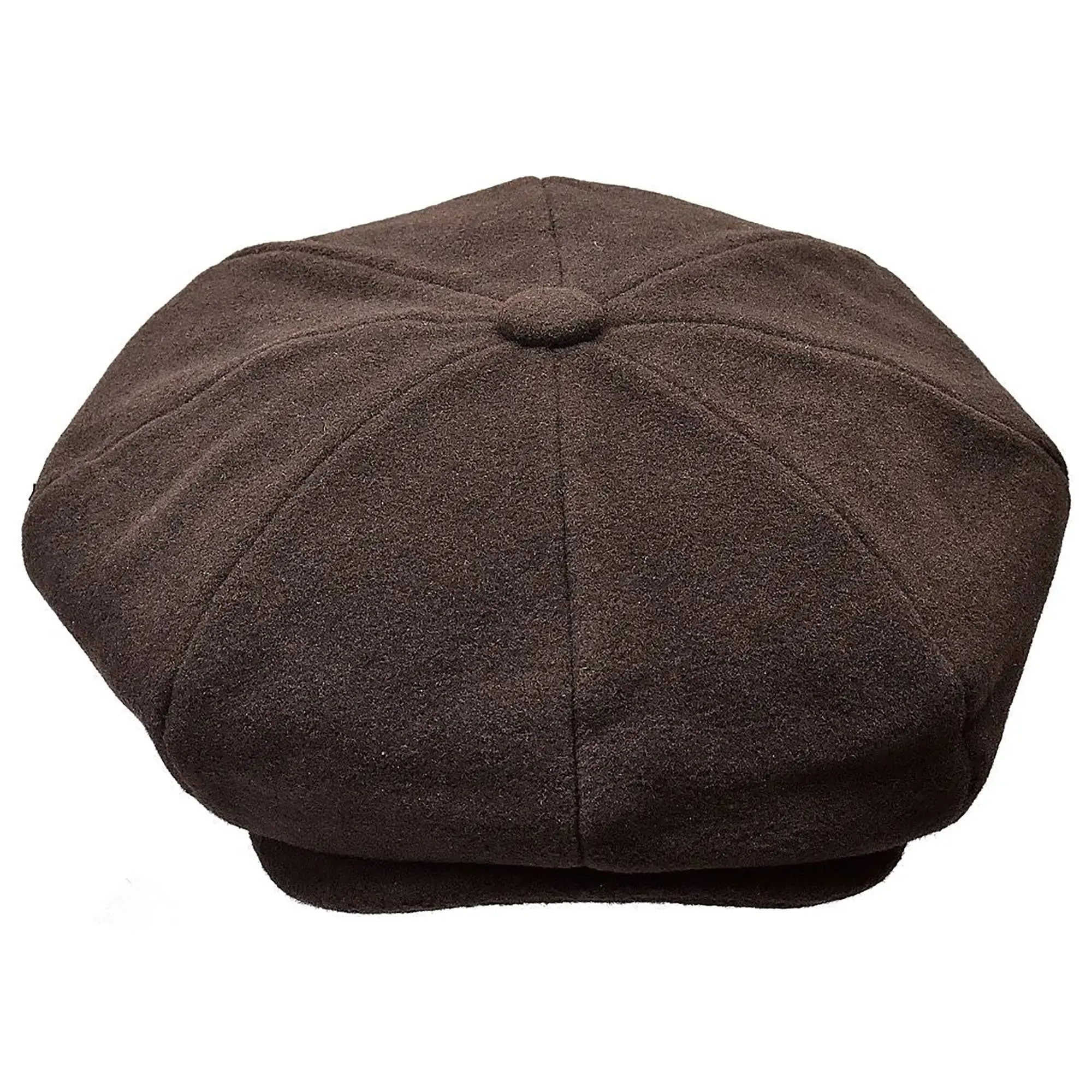 Bruno Capelo Melton Wool Newsboy Cap