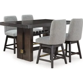 Burkhaus 5 Piece Counter Height Dining Set