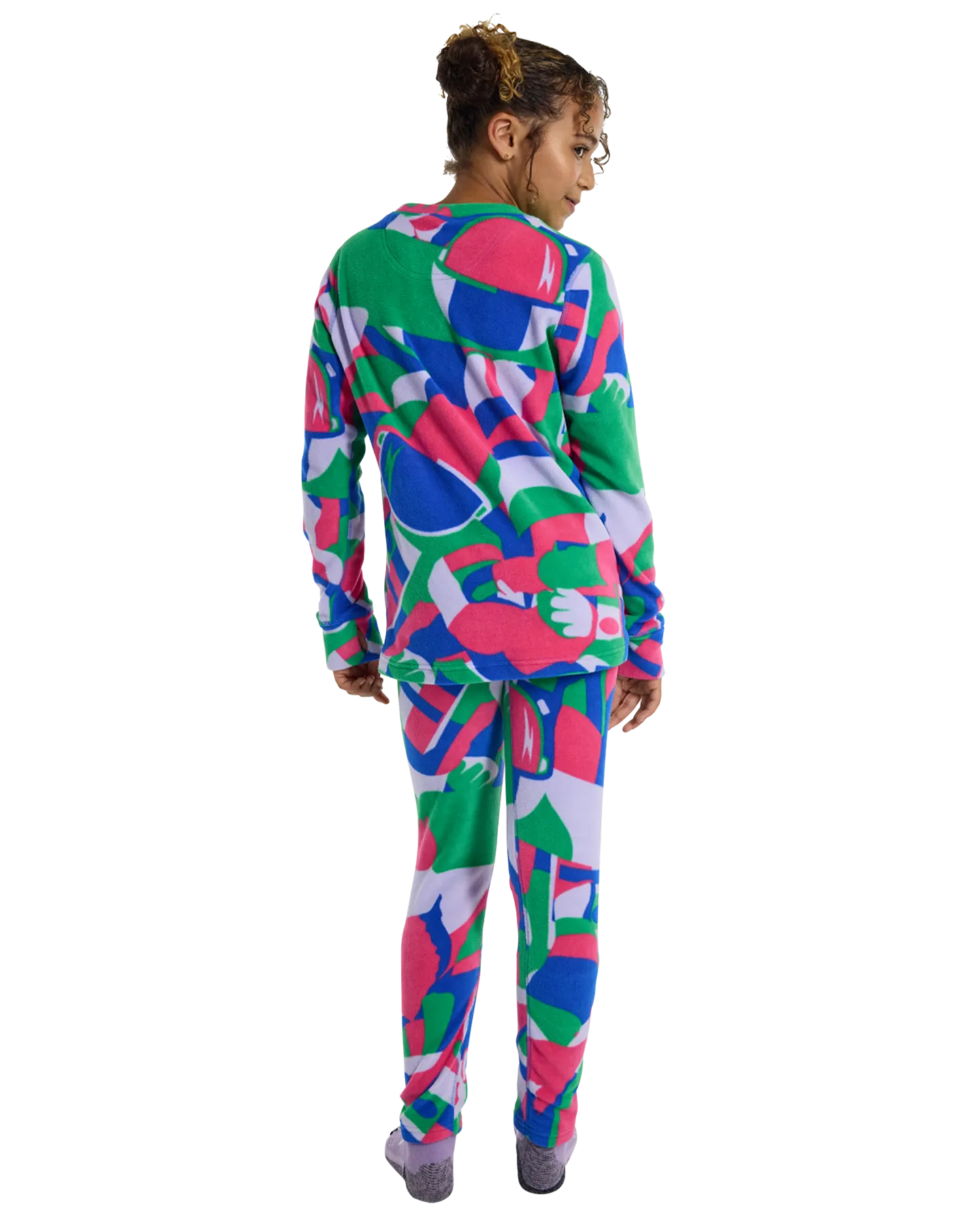 Burton Kids' Fleece Base Layer Set - Multi Cosmoblock