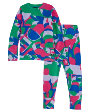 Burton Kids' Fleece Base Layer Set - Multi Cosmoblock