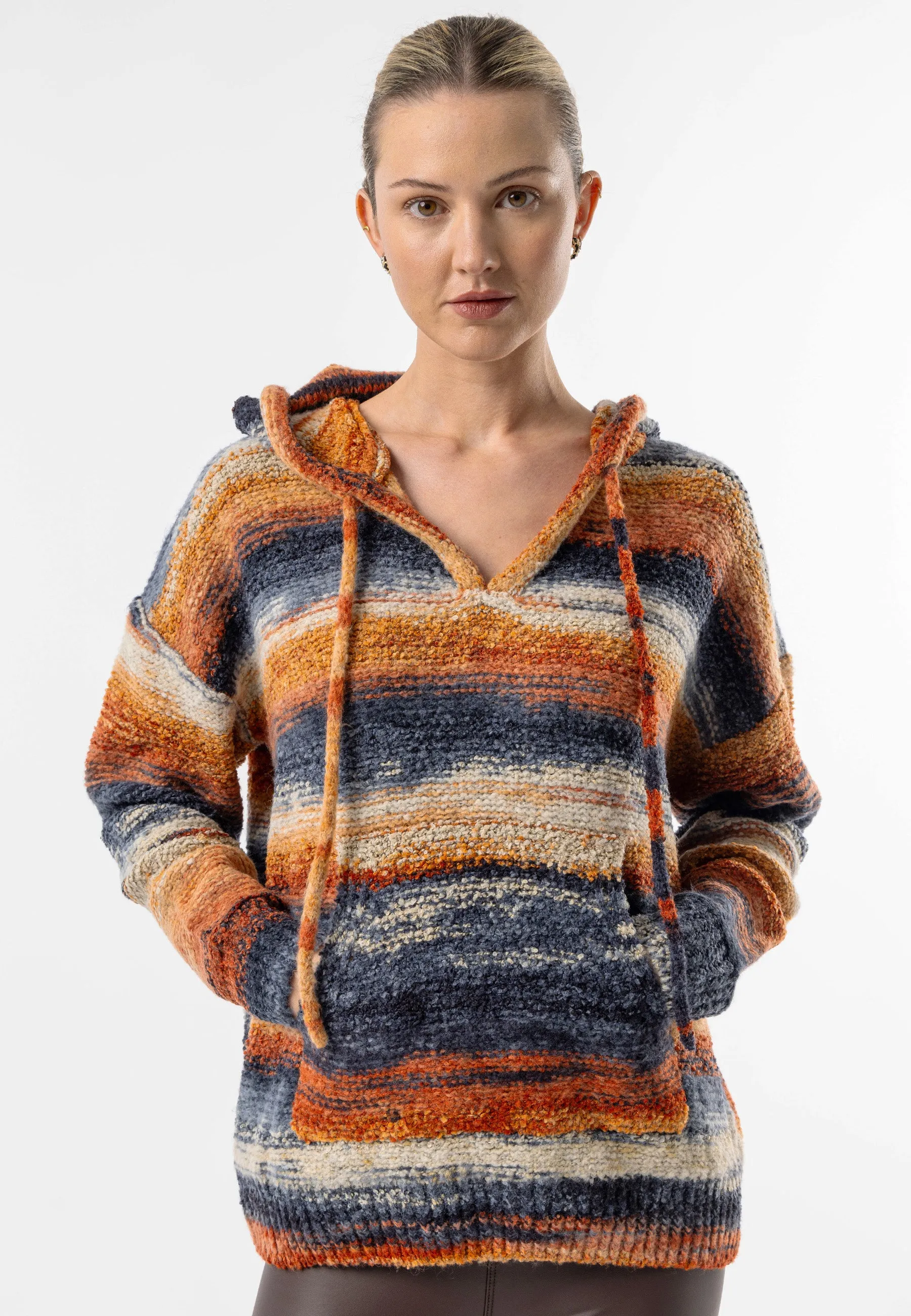 Californian Knit Hoodie with Front Pocket