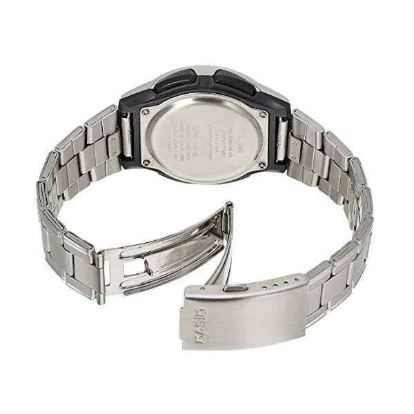 Casio AW-80D-7AVDF Silver Stainless Steel Strap Watch for Men