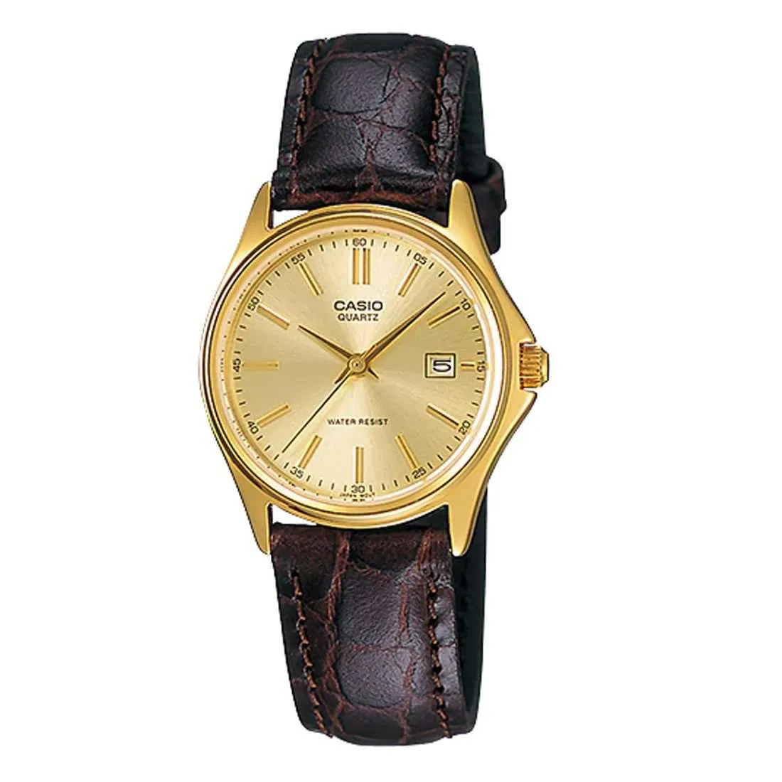 Casio LTP-1183Q-9A Brown Leather Strap Watch for Women