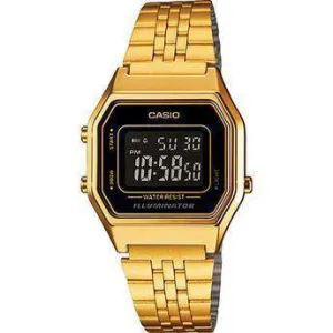 Casio Vintage LA680WGA-1B Gold Plated Watch for Women