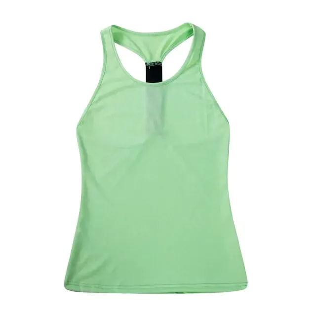 Casual Sleeveless Women  Yoga Shirts