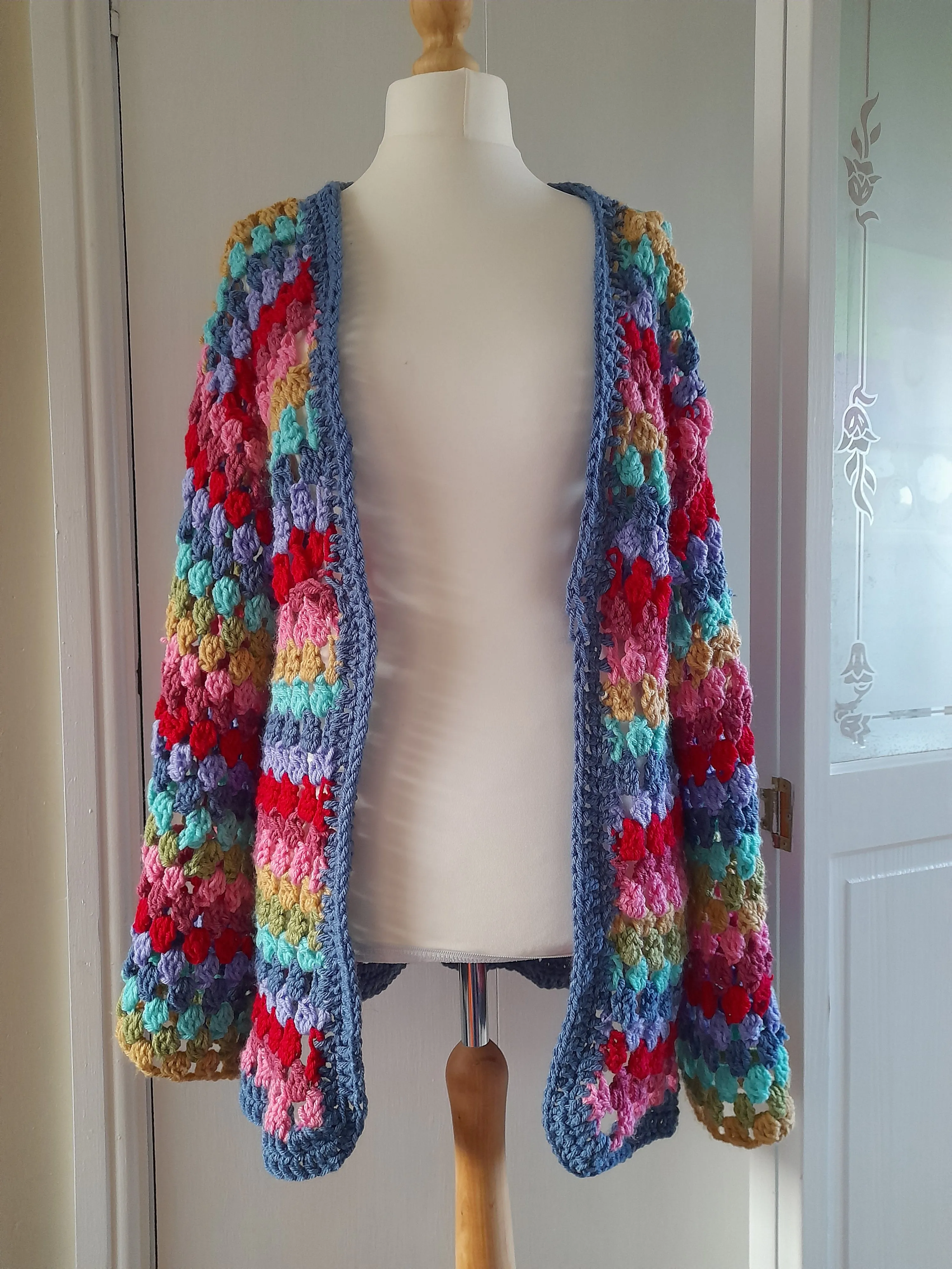 Chunky Crochet  Cardigan Pattern- Starburst