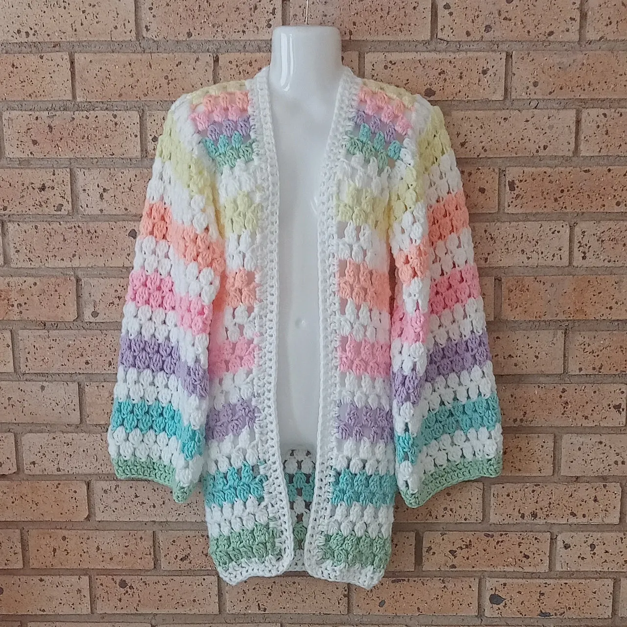 Chunky Crochet  Cardigan Pattern- Starburst